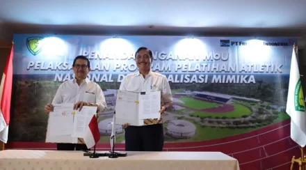 PB PASI & Freeport Indonesia Tandatangani MoU| Pusat Latihan Atletik | Mimika - Papua